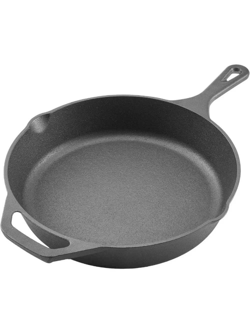 4-Piece Cast Iron Skillet Set - Pre-Seasoned Frying Pans with Silicone Handles